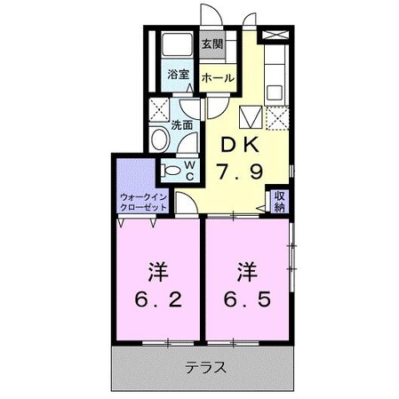 セトルＢの物件間取画像